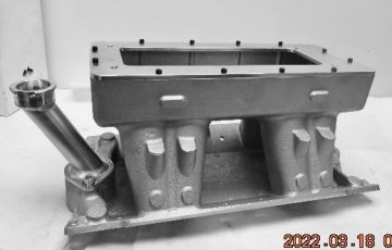 Alkydigger's   Small Block Chevy 23 Degree  Tall Deck 9.3" Tunnel Ram   Best flowing SB tunnel Ram